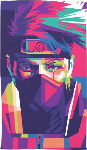 kakashis face neon