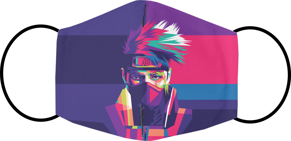 kakashi face neon