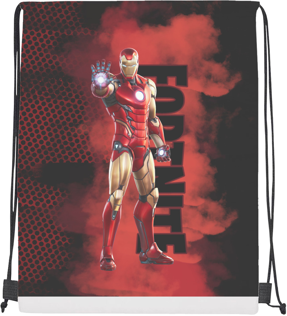 Drawstring Bag - iron man fortnite - Mfest