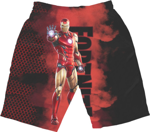 Men's Shorts 3D - iron man fortnite - Mfest