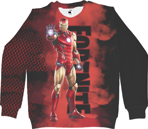 Women's Sweatshirt 3D - iron man fortnite - Mfest