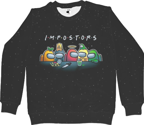 Men's Sweatshirt 3D - IMPOSTOR - Mfest