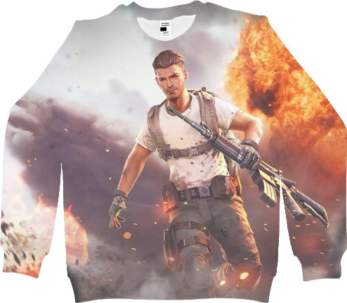 Men's Sweatshirt 3D - Free Fire Tips - Mfest