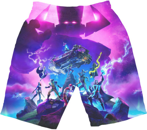 Men's Shorts 3D - fortnite BATTLE FOR THE NEXUS - Mfest