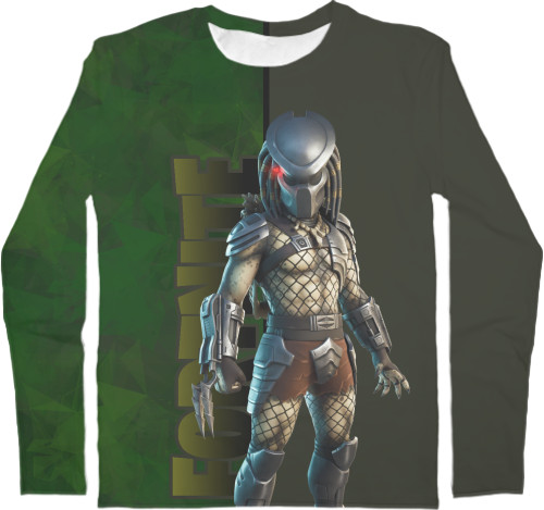 Men's Longsleeve Shirt 3D - Fortnite Predators - Mfest