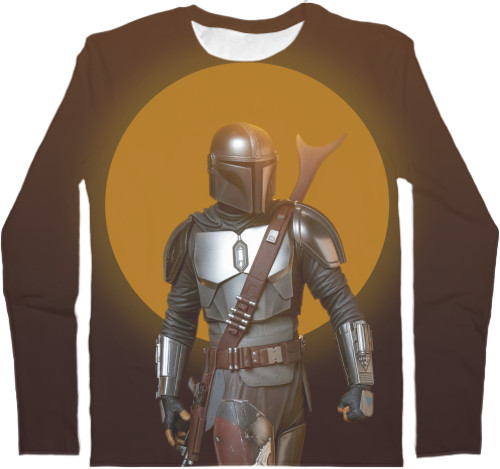 Kids' Longsleeve Shirt 3D - Fortnite Mandalorian - Mfest