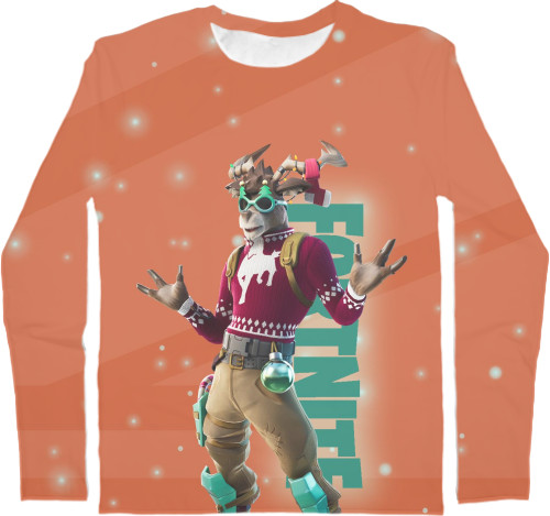 Men's Longsleeve Shirt 3D - fortnite dolph - Mfest