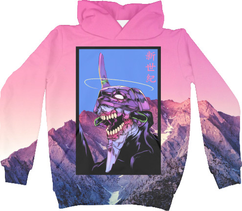 Unisex Hoodie 3D - Evangelion 2 - Mfest