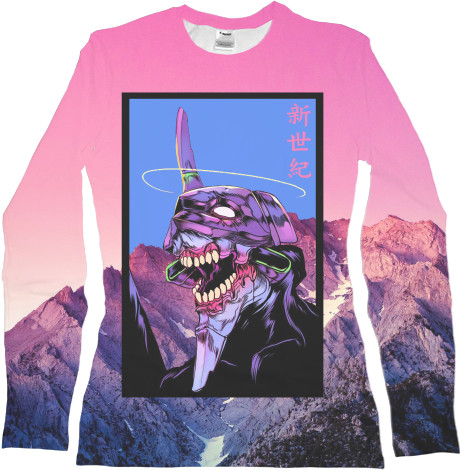 Women's Longsleeve Shirt 3D - Evangelion 2 - Mfest