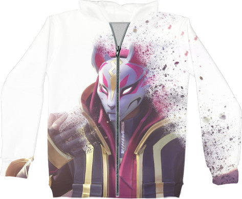 Unisex Zip-through Hoodie 3D - Drift fortnite - Mfest