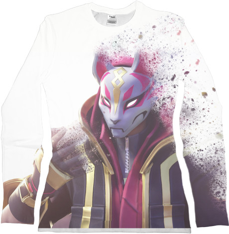 Women's Longsleeve Shirt 3D - Drift fortnite - Mfest