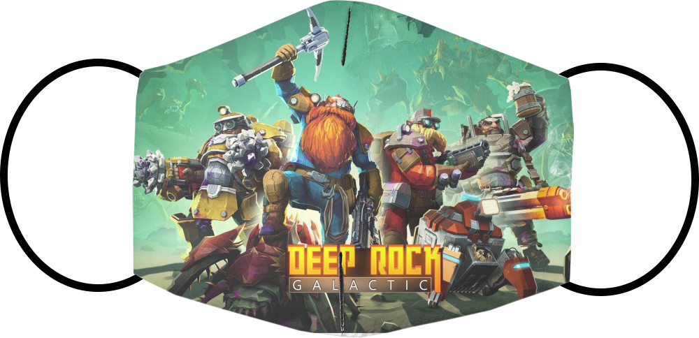 Маска на лице - Deep Rock Galactic - Mfest