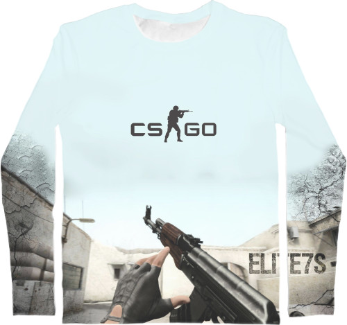 Men's Longsleeve Shirt 3D - CSGO - Mfest