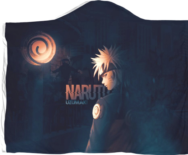 Плед з капюшоном 3D - naruto uzumak - Mfest