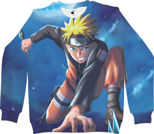 Women's Sweatshirt 3D - naruto boruto - Mfest