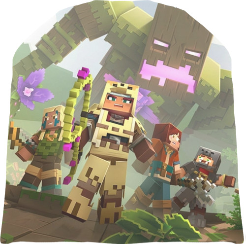 Шапка 3D - Minecraft: Dungeons, An Adventure Game - Mfest