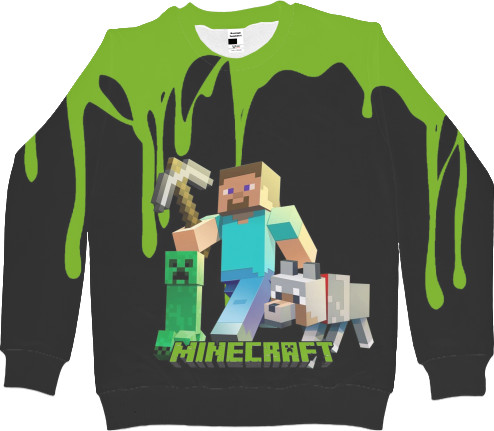 Women's Sweatshirt 3D - minecraft festival - Mfest