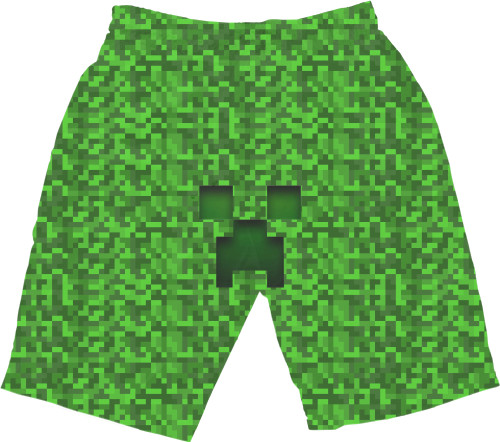 Men's Shorts 3D - Minecraft - Mfest