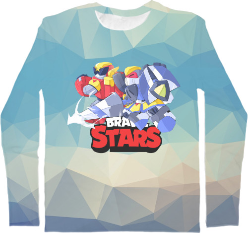 Kids' Longsleeve Shirt 3D - mecha paladin surge BS 2 - Mfest