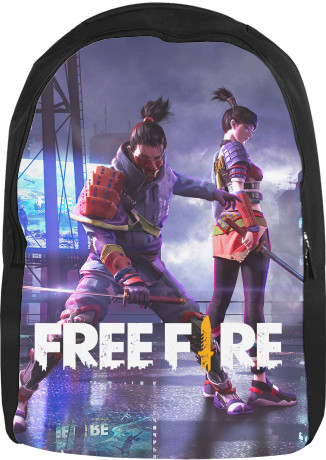 Рюкзак 3D - Free Fire Samurai Team - Mfest