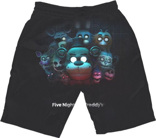 Men's Shorts 3D - five nights at freddy's - Mfest