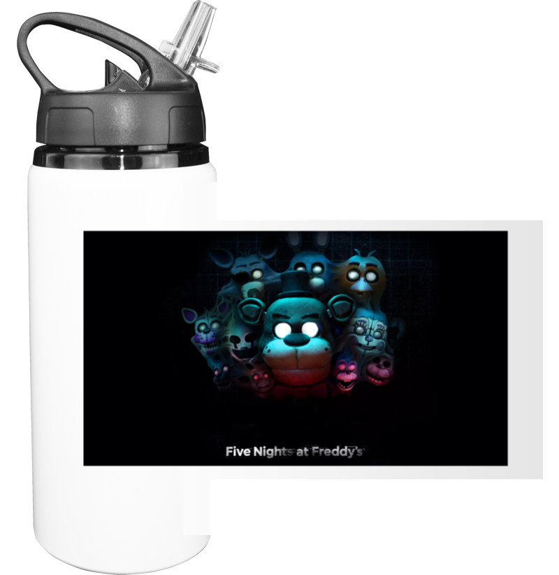 Sport Water Bottle - five nights at freddy's - Mfest