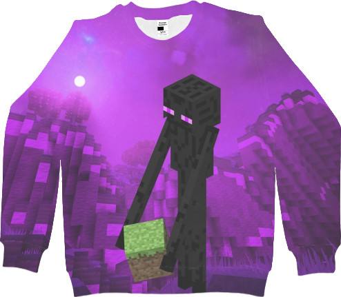 Men's Sweatshirt 3D - Enderman - Mfest