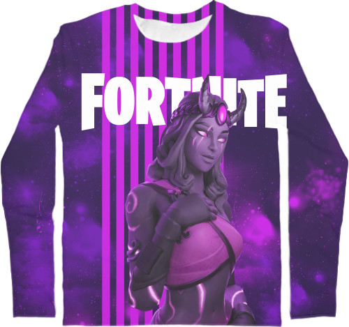 Men's Longsleeve Shirt 3D - Darkheart Fortnite - Mfest