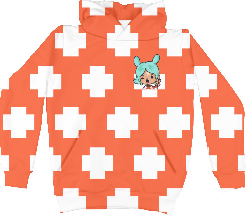 Kids' Hoodie 3D - toca boca 9 - Mfest