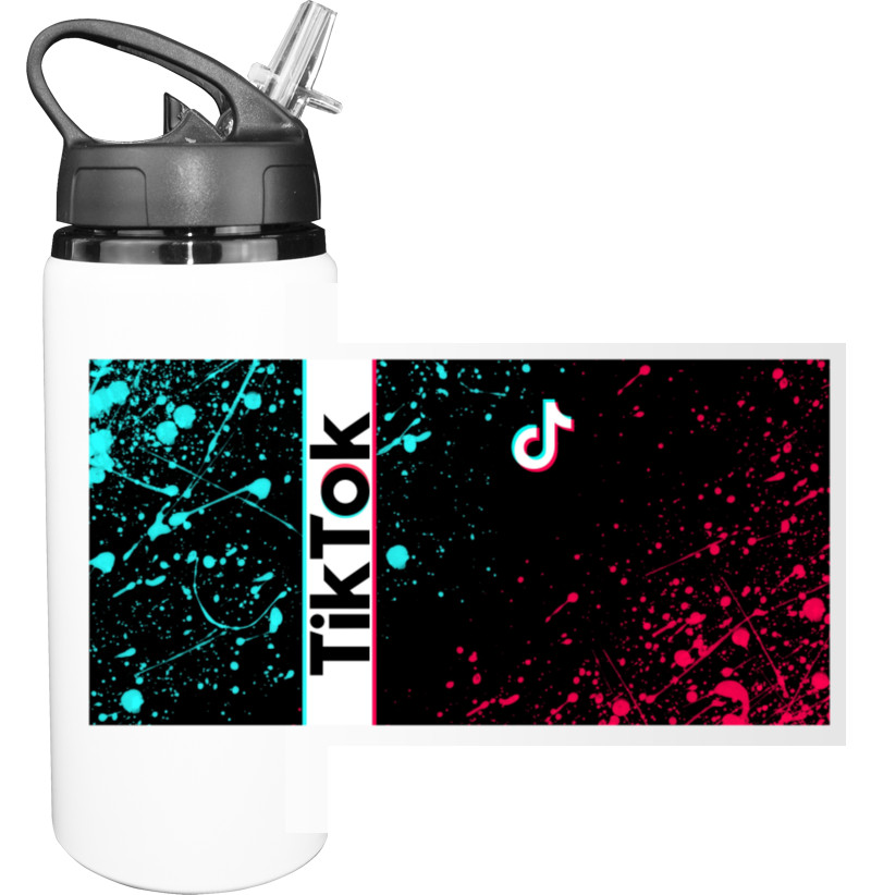 Sport Water Bottle - tik tok 2 - Mfest