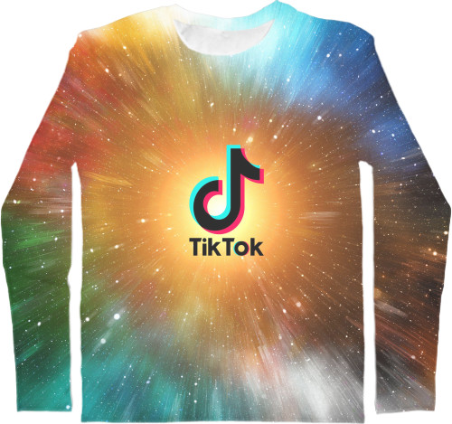 Kids' Longsleeve Shirt 3D - tik tok - Mfest