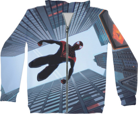 Unisex Zip-through Hoodie 3D - Spider Man 2 - Mfest