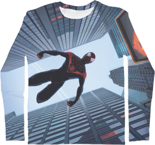 Men's Longsleeve Shirt 3D - Spider Man 2 - Mfest