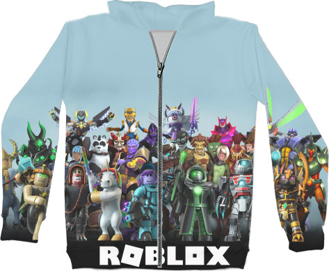 Kids' Zip-through Hoodie 3D - Roblox 2 - Mfest