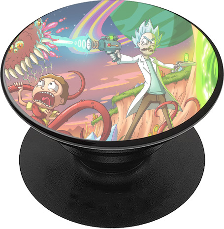 PopSocket Подставка для мобильного - rick and morty - Mfest