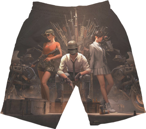 Men's Shorts 3D - PUBG - Mfest