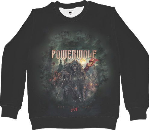 Women's Sweatshirt 3D - power wolf 5 - Mfest