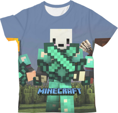 Minecraft - T-shirt 3D Children - Novaskin Minecraft - Mfest