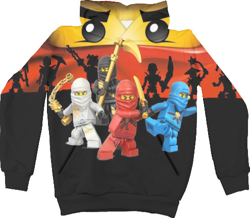 Худі 3D Унісекс - ninjago birthday - Mfest