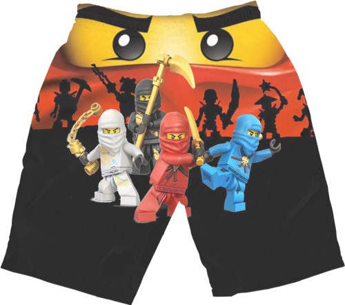 Men's Shorts 3D - ninjago birthday - Mfest