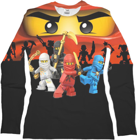 Women's Longsleeve Shirt 3D - ninjago birthday - Mfest