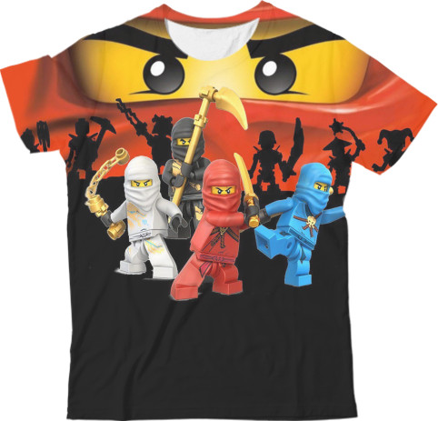 Kids' T-Shirt 3D - ninjago birthday - Mfest