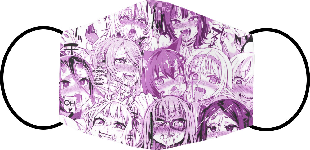 Face Mask - ahegao 3 - Mfest