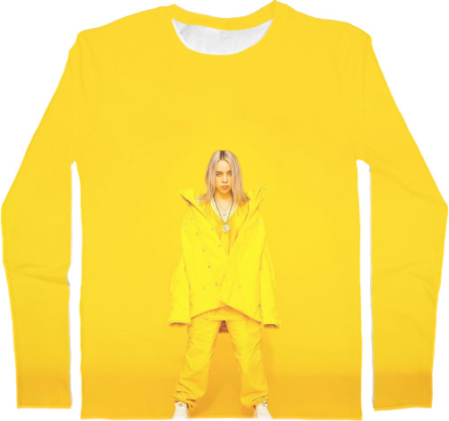 Men's Longsleeve Shirt 3D - Billie Eilish 6 - Mfest