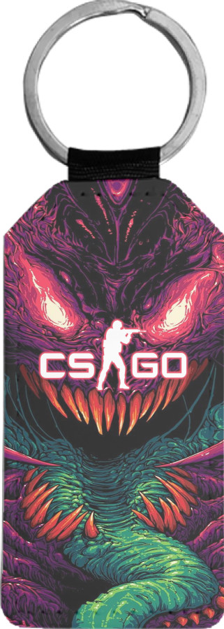 Rectangular Keychain - CS GO Hyper Beast - Mfest