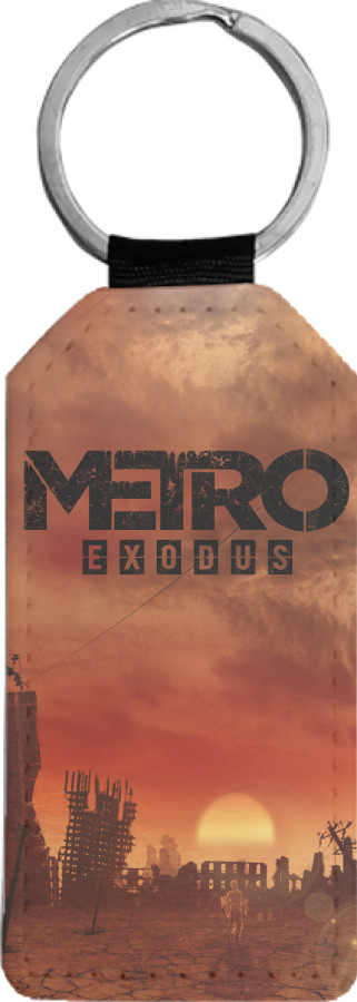 Rectangular Keychain - metro exodus - Mfest