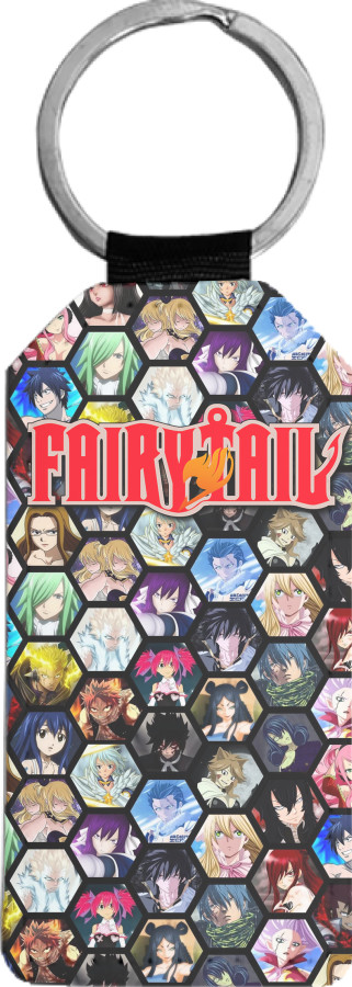 Брелок прямоугольный - fairy tail - Mfest