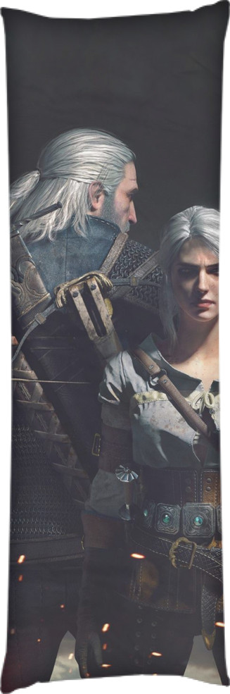 Dakimakura Pillow - witcher geralt and ciri - Mfest