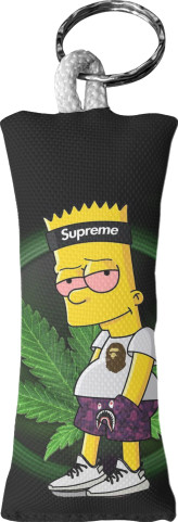 Брелок антистресс 3D - supreme bart simpson - Mfest