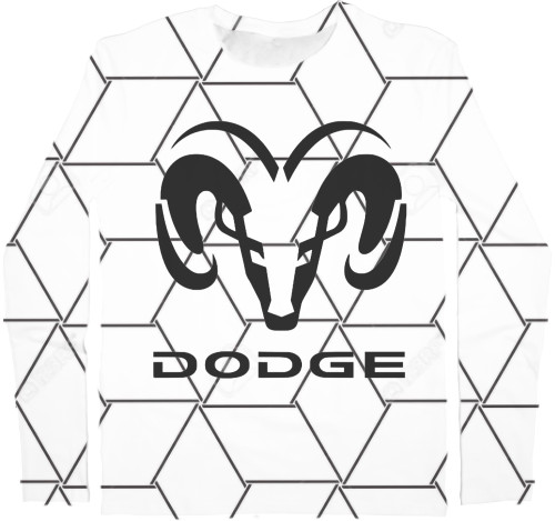 Kids' Longsleeve Shirt 3D - DODGE - Mfest